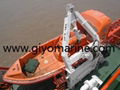 Marine rescue boat for lifesaving equipment