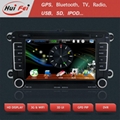 Touch Screen in Car DVD Player GPS NAVIGATION support bluetooth NFC Dual-zoneUSB 4