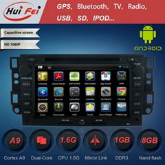 KGL-7061 Capacitive Screen Android car in dash stereo dvd player with GPS