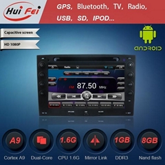 KGL-7091 Android car in dash stereo dvd player with GPS 3G WIFI for Renault