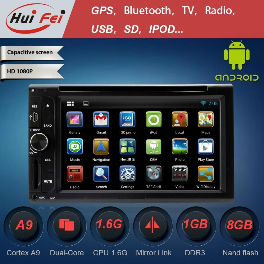 KGL-7630 car in dash stereo dvd player with pure Android 4.2.2 