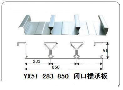 yx65-185-555闭口钢结构楼承板 2