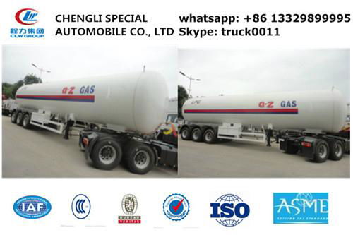 3 axles 58cbm LPG (propane)tanker semi-trail 2