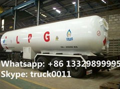 20tons bulk lpg gas trailer for sale 