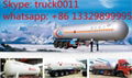 58.5cbm bulk lpg gas tank trailer for