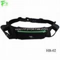 Neoprene Hydration Belt with Phone Pouch and Double Water Bottle Holder  5