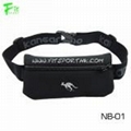 Neoprene Waist Bag with Single Pouch for