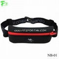 Neoprene Waist Bag with Single Pouch for Phone  3