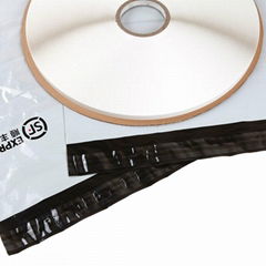 Permanent bag sealing tape