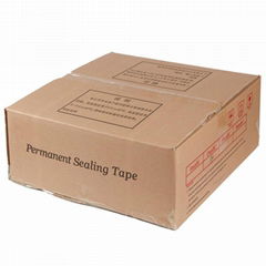 Permanent courier bag sealing tape