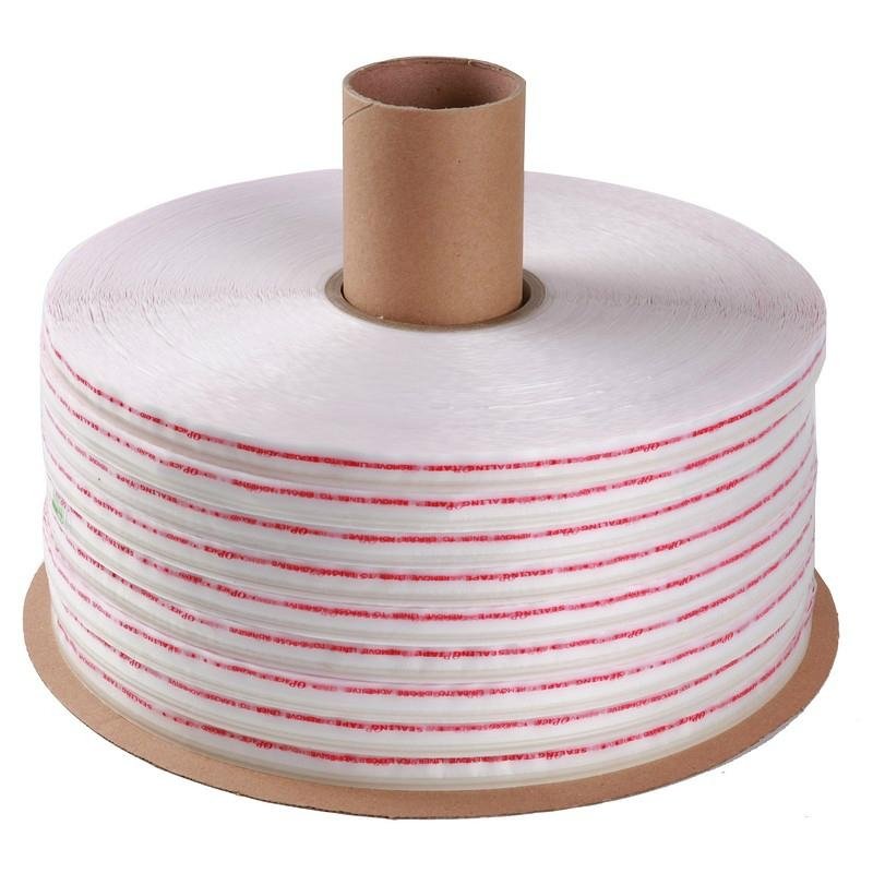 Double sided PE plastic bag sealing tape 3