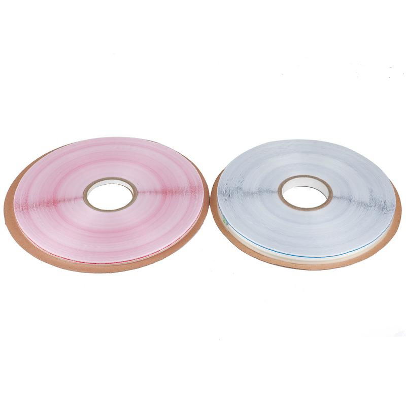 Double sided resealable bag sealing tape