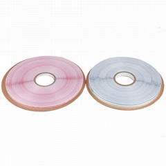 Double sided resealable bag sealing tape