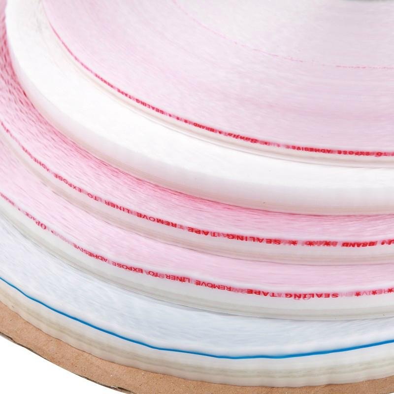 Double sided resealable bag sealing tape 3