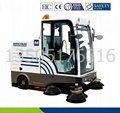 ride-on street sweeper Compact Pavement Sweeper Electric Dust Sweeper   1