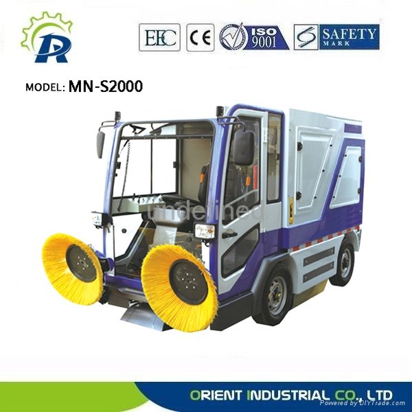 rechargeable floor sweeper tractor road sweeper electric sweeper - OR-S2000  - OR (China Manufacturer) - Cleaning Machine - Machinery