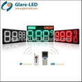 Outdoor 12'' LED fuel price board led