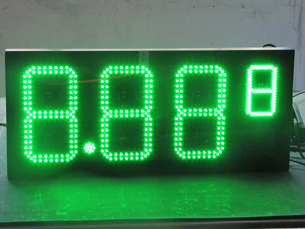 Outdoor 12'' LED fuel price board led gas price changer led digital price sign 2