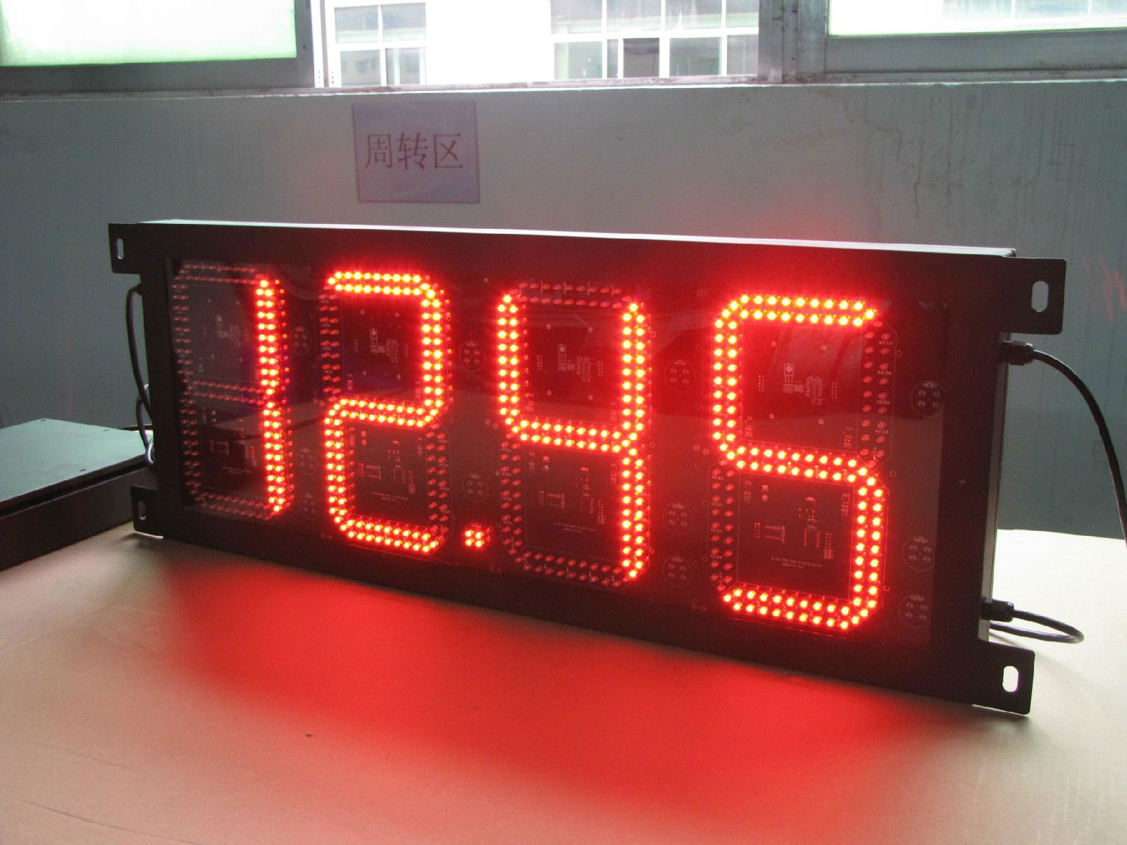 Outdoor 12'' LED fuel price board led gas price changer led digital price sign 3