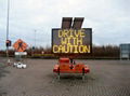 TRAFFIC mobile led display trailer VMS signs 2