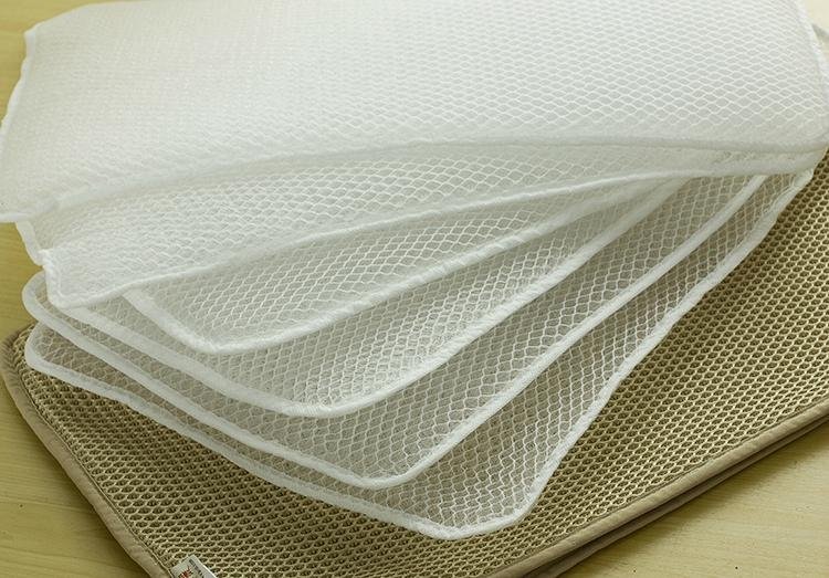 Breathable 3d spacer mesh adjustable pillow 3