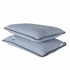 height adjustable 3d mesh fabric breathable pillow