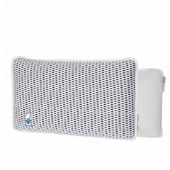 Height adjustable foldable 3d mesh anti-bacterial pillow