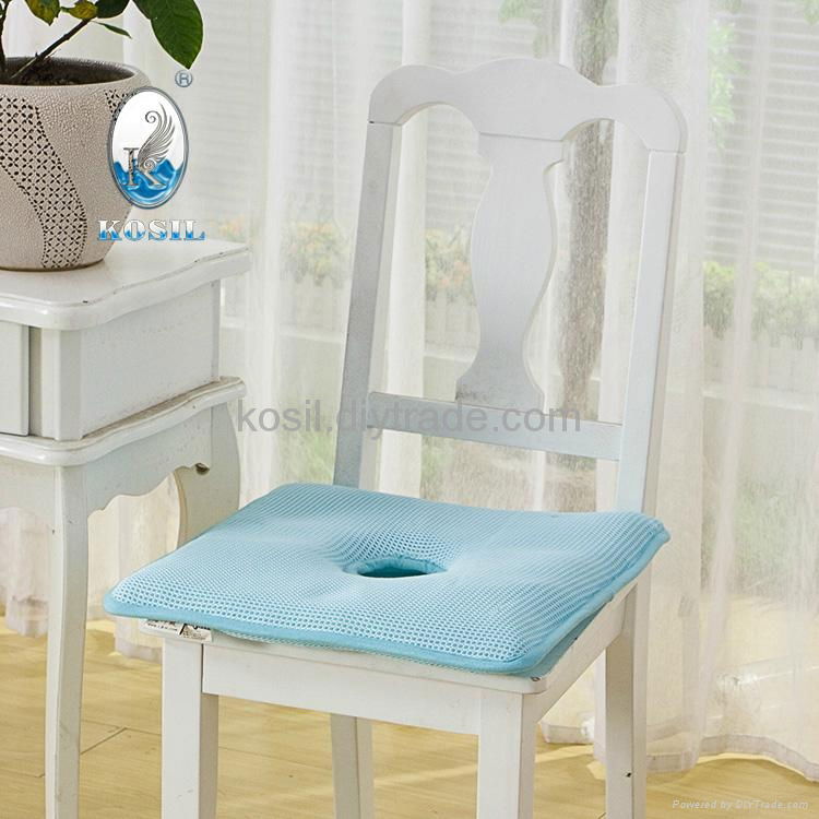 Lady's 3d mesh square shaped washable breathable seat cushion for office