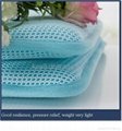 Lady's 3d mesh square shaped washable breathable seat cushion for office 3
