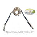 Flat polyester lanyard dog collar and leash set 5
