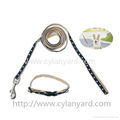 woven lanyard dog collar and dog lead