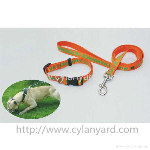  woven lanyard dog collar and dog lead strap 2