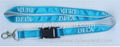 Satin applique polyester lanyards