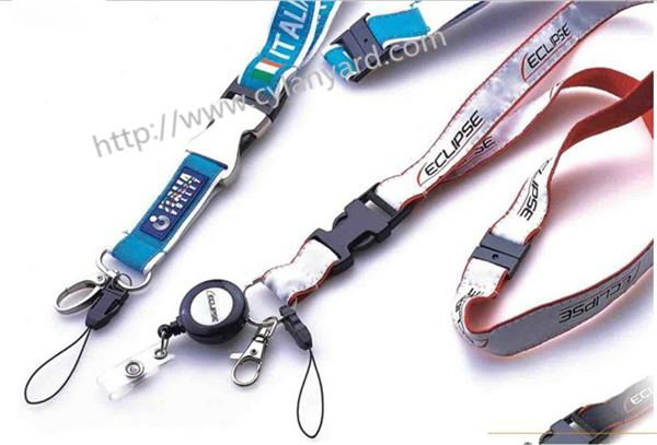 full color print badge lanyard with retractable reel 3