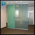 high quality frosted glass fence panels 5