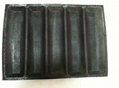 Heat resistant 5 rolls silicone loaf pan