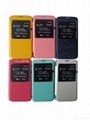 Fashion leather case for Samsung S5 3