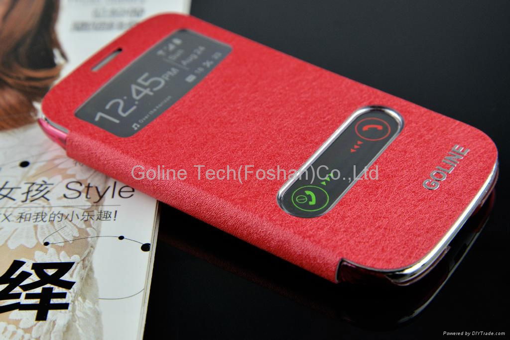 2014 Top sale Leather phone case/shell/cover/housing 4