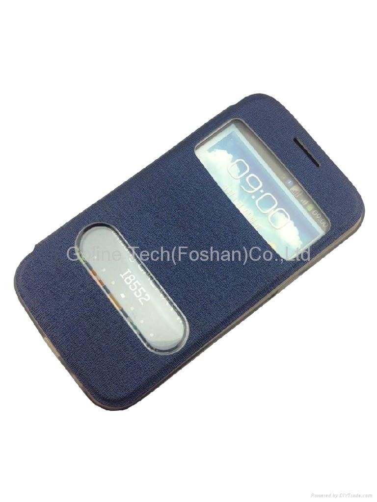 PU leather with TPU phone case for Samsung I8552