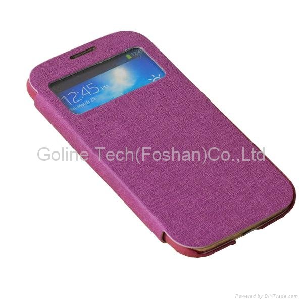 PU leather with TPU phone case for Samsung S4 3