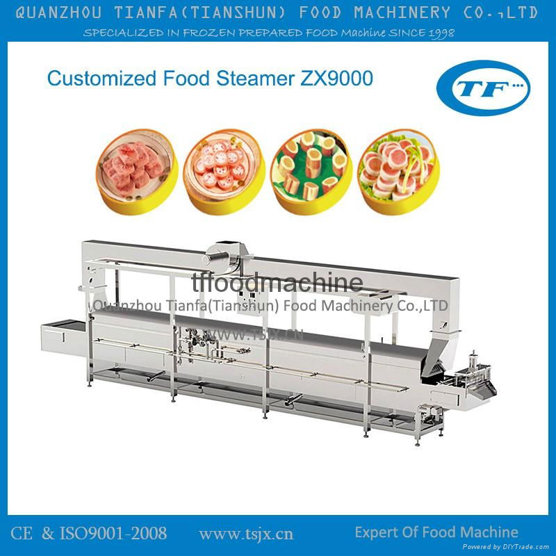 Stainless Steel Continuous food steamer