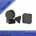 Solid CBN inserts, solid CBN cutting