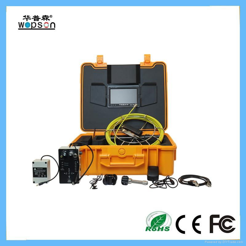 CCTV Sewer Drain Pipe Inspection Camera System with Video DVR