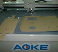 Corrugated display sample maker cutting