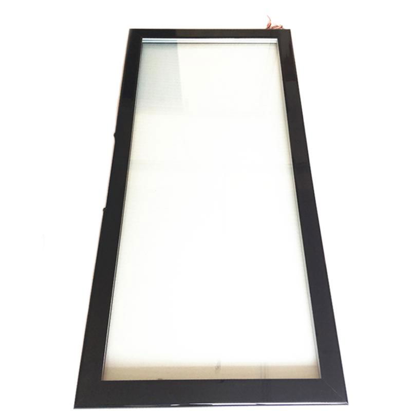 Low E Tempered Insulating Glass Door with PVC Frame