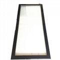 Low E Tempered Insulating Glass Door with PVC Frame 1