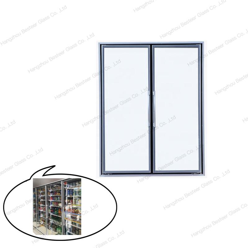 Walk In Cooler 3 Layers Glass Door with Aluminum Frame