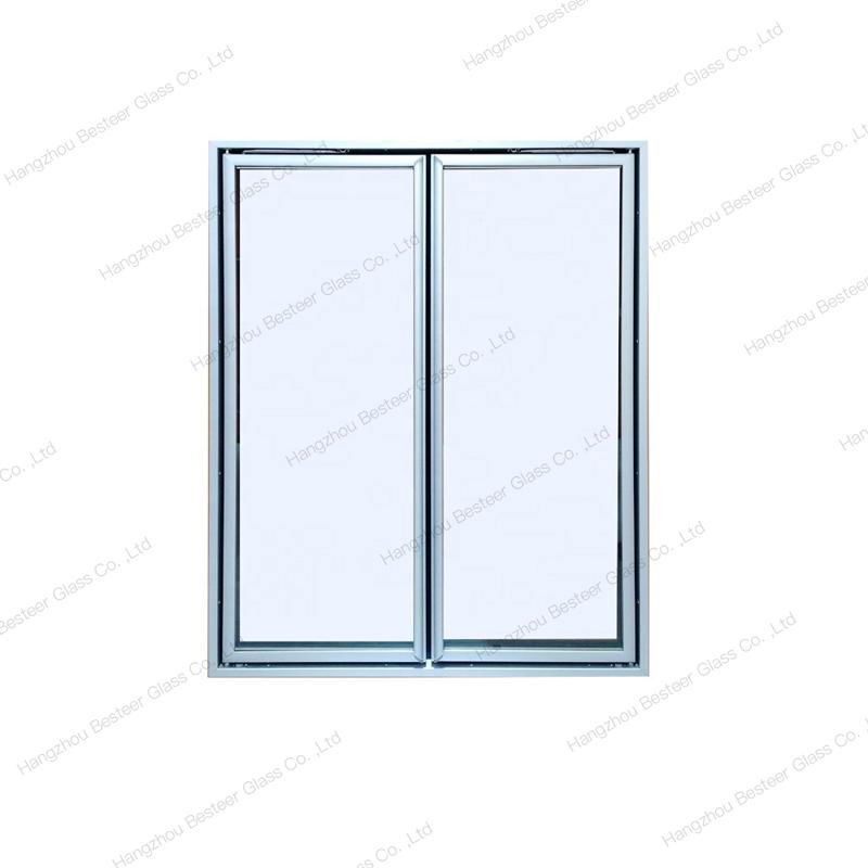 Side by Side Aluminum Glass Door for Cold Room