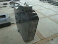 German Style shanxi black granite tombstone 3