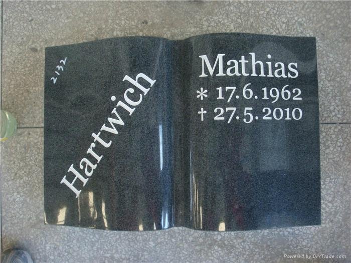 Italy style black book shape G654 gravestone